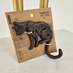 Cat Cast Iron Wall Hook